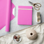 Minimalist Modern Bubblegum Pink  Wrapping Paper<br><div class="desc">Introducing our Minimalist Modern Bubblegum Pink Wrapping Paper, a playful and vibrant choice for your gift-wrapping needs. This wrapping paper features a clean and contemporary design in a bold bubblegum pink hue, perfect for adding a pop of colour and modern flair to any present. Whether for birthdays, weddings, holidays, or...</div>