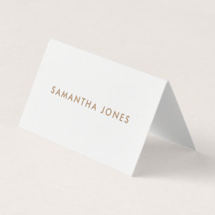 Minimalist Modern Business Card