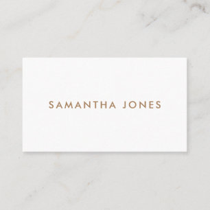 Minimalist Modern Business Card
