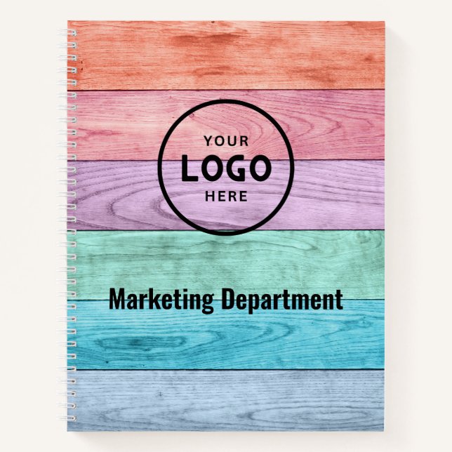 Minimalist Modern Business Logo Notebook (Front)