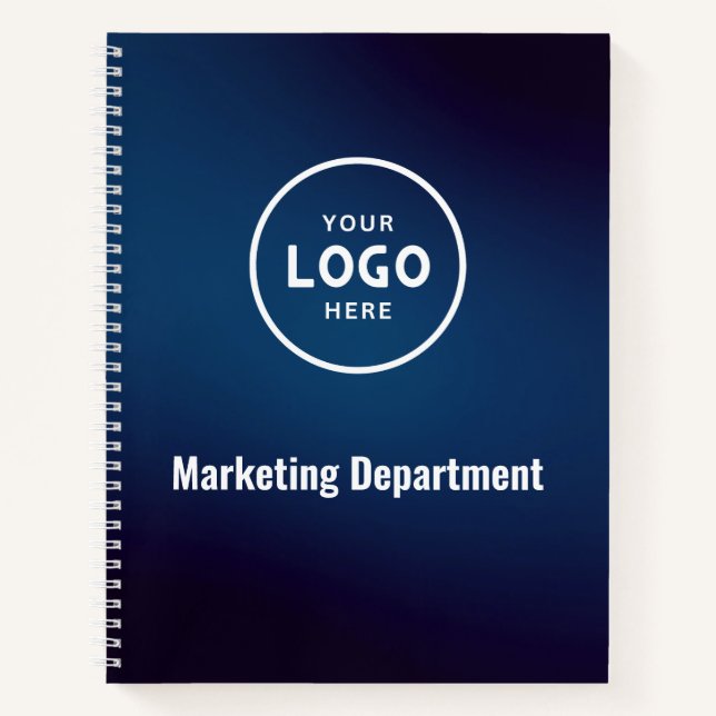 Minimalist Modern Business Logo Notebook (Front)