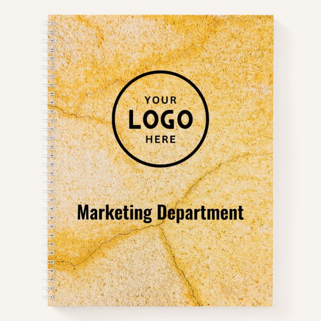 Minimalist Modern Business Logo Notebook (Front)