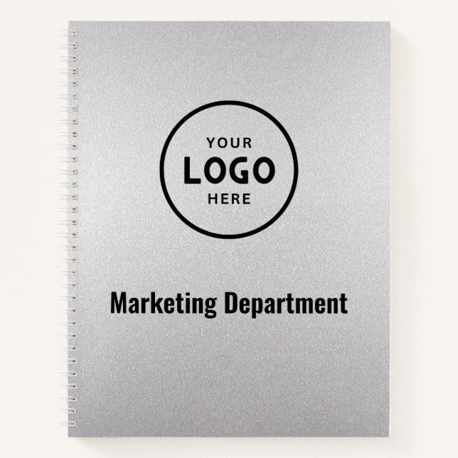 Minimalist Modern Business Logo Notebook (Front)