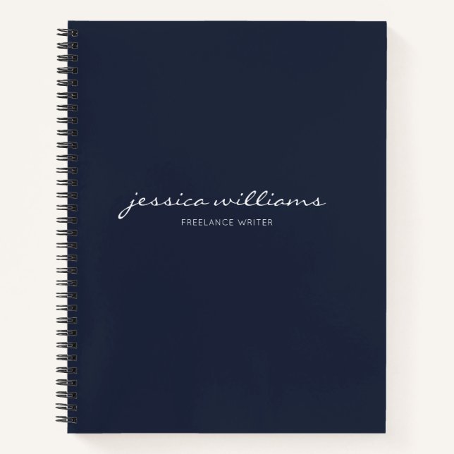 Minimalist Modern Calligraphy Notebook (Front)