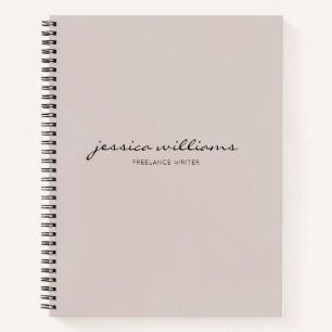 Minimalist Modern Calligraphy Notebook