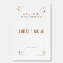 Minimalist Modern Calligraphy Wedding Welcome