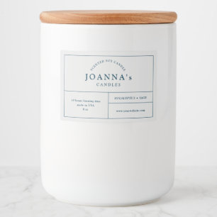 Minimalist Modern Candle Label