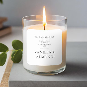 Minimalist Modern Candle Label