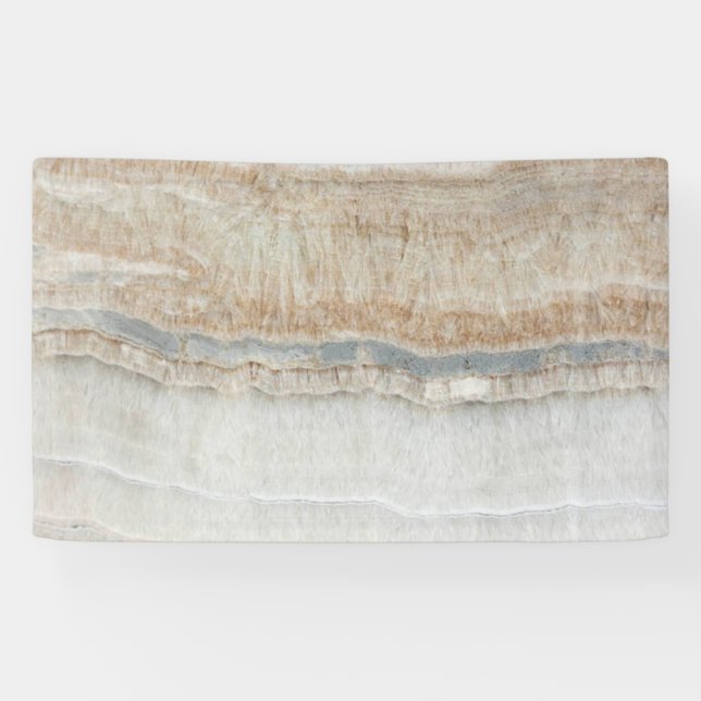 minimalist modern chic beige tan white grey marble banner (Horizontal)