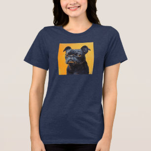 Minimalist Modern Chic Best Friends BFF Photo Tri-Blend Shirt