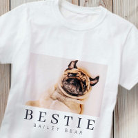Minimalist Modern Chic Pet Bestie BFF Photo