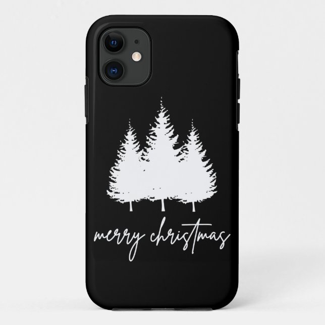 Minimalist Modern Christmas Case-Mate iPhone Case (Back)