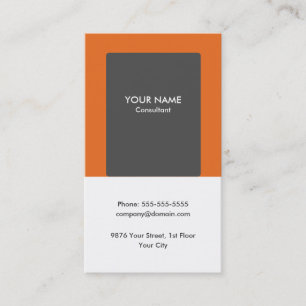 Minimalist Modern Consultant Business Card