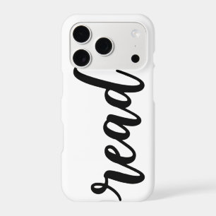Minimalist Modern Cursive "read" Calligraphy