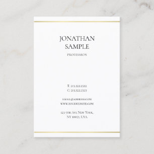 Minimalist Modern Design Creative Professional Business Card