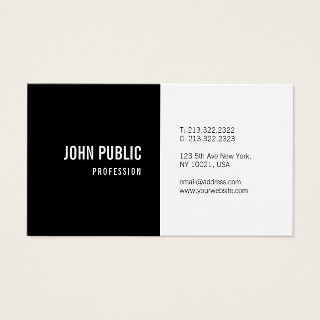 Minimalist Modern Design Professional Graceful (Front)