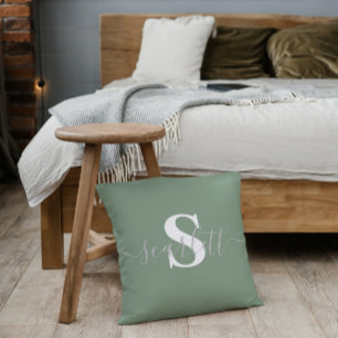 Minimalist Modern Editable Inscription Custom Cushion