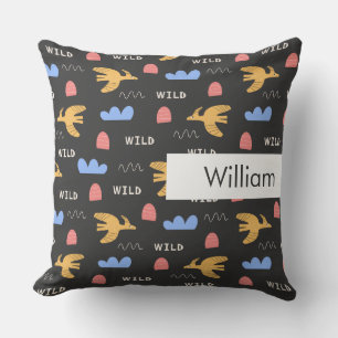 Minimalist Modern Editable Inscription Custom Cushion