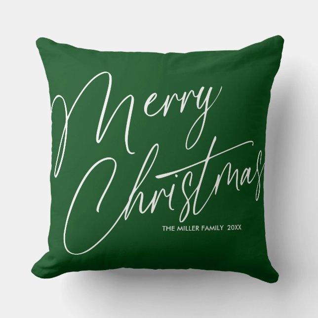  Minimalist Modern Editable Inscription Custom  Cushion (Front)