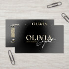Minimalist Modern Elegant Black Luxury Gold