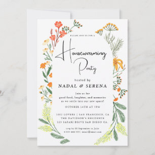 Minimalist Modern Elegant Housewarming Party Invitation