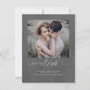 Minimalist Modern Elegant Save the Date Photo