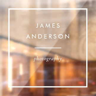 Minimalist Modern Frame Business Name Branding