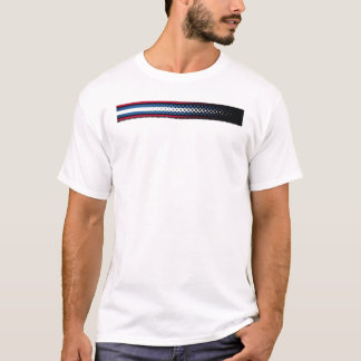 Minimalist Modern Gradient Stripe Graphic T-Shirt