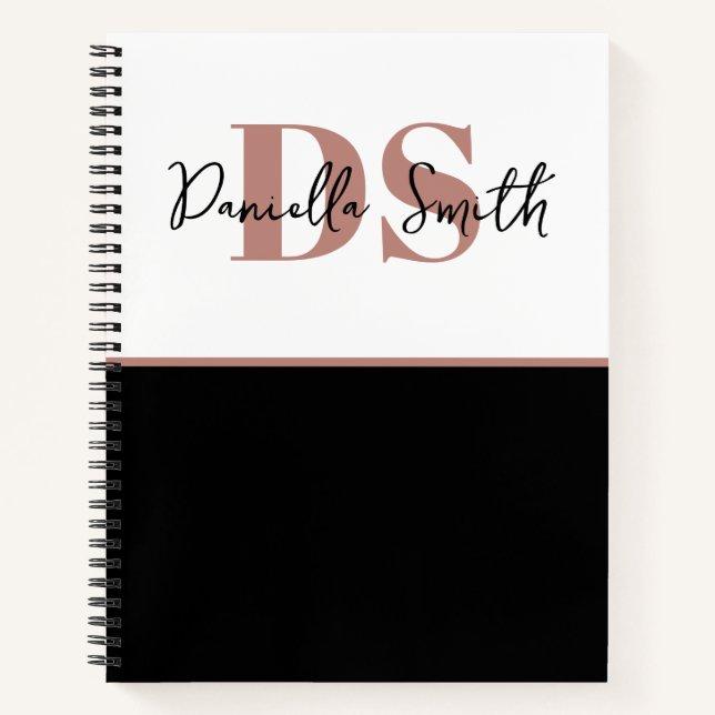 Minimalist Modern Hairstylist Notebook (Front)