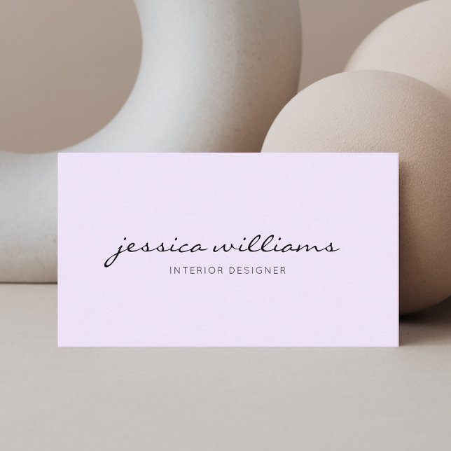 Minimalist Modern Handwritten Professional Busines Business Card (Creator Uploaded)