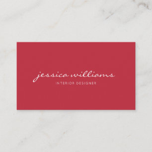 Minimalist Modern Handwritten Professional Business Card