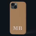 Minimalist Modern Initial Monogram iPhone 13 Case<br><div class="desc">Minimalist Modern Initial Monogram Phone Case. Create your own personalised iPhone Case with custom initial name.</div>