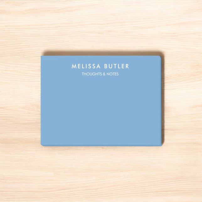 Minimalist Modern Light Blue Post-it Notes (Creator Uploaded)
