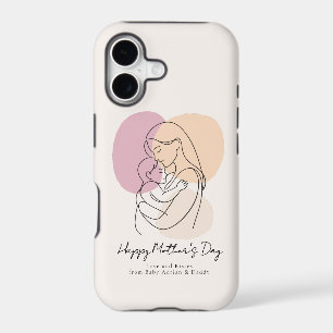 Minimalist Modern Line Art Mum & Baby Mother’s Day