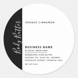 Minimalist modern luxury typography white  label