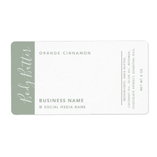 Minimalist modern luxury typography white  label