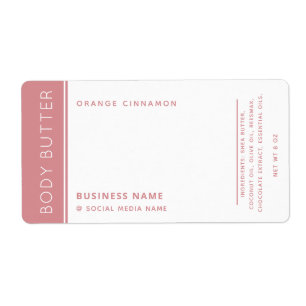 Minimalist modern luxury typography white label