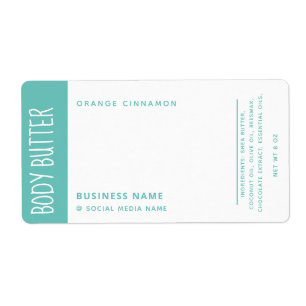Minimalist modern luxury typography white label