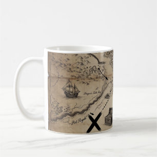 Minimalist Modern Map Art - Elegant Vector Poster Coffee Mug