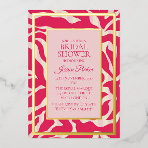 Minimalist Modern Matisse Art Bridal Shower