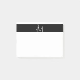 Minimalist Modern Monogram Professional Post-it Notes