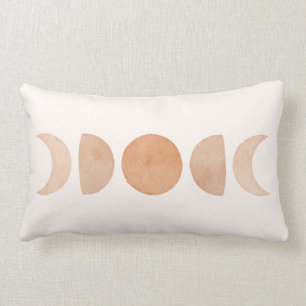 Minimalist & Modern Moon Phases Design Lumbar Cushion