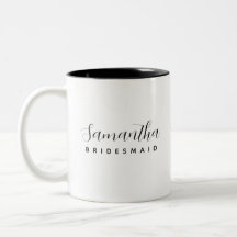 Minimalist Modern Personalised Bridesmaid Gift