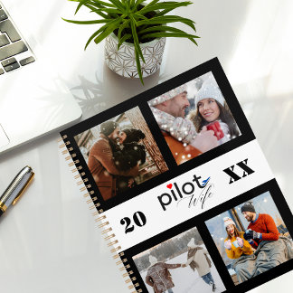 Minimalist Modern Photo Collage, Pilot Wife,Custom Planner