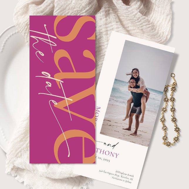 Minimalist Modern Photo Magenta Orange (Creator Uploaded)