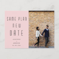 Minimalist modern Photo new wedding date