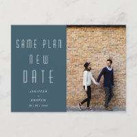Minimalist modern Photo new wedding date