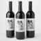 Minimalist Modern Photo Wedding Custom Wine Label