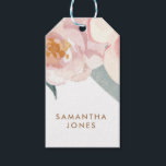 Minimalist Modern Pink Peonie Floral Watercolor Gift Tags<br><div class="desc">minimalist modern pink peonie watercolor floral design is the perfect bridal shower favors for guests. Wow your bridesmaids and friends with the perfect bachelorette gift ideas. The pretty flowers are cute, feminine and modern. Whether you're planning the perfect wedding or a baby shower that everyone will remember forever, this is...</div>