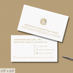 Minimalist Modern Professional Business Card